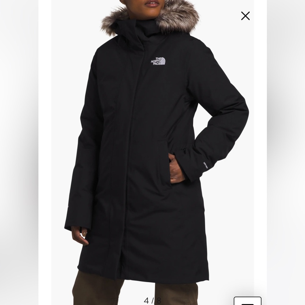 The North Face Arctic Waterproof 600-Fill-Power Down Parka with Faux Fur Trim